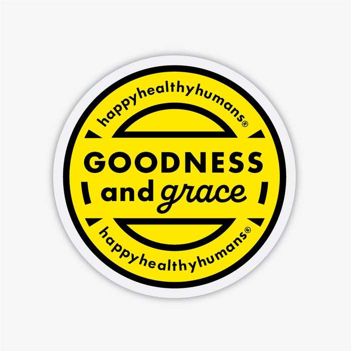 Goodness and Grace Sticker