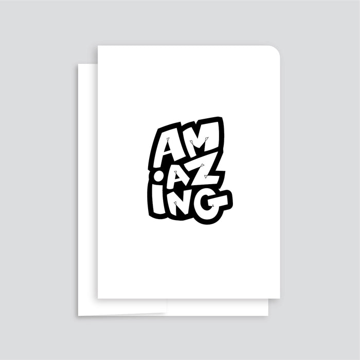 Amazing Notecard  |  Heavy