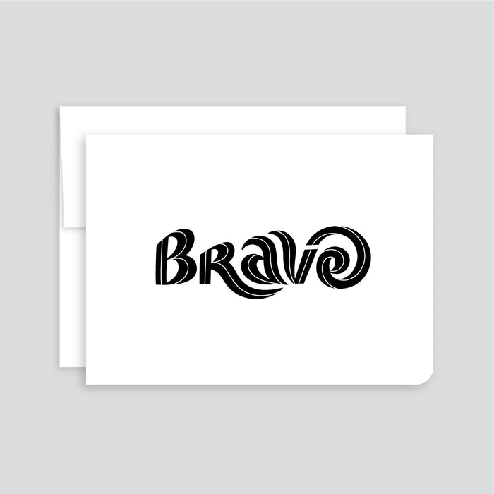 Brave Notecard  |  Heavy