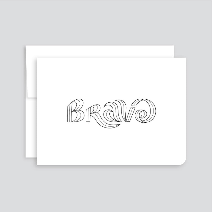 Brave Notecard  |  Light